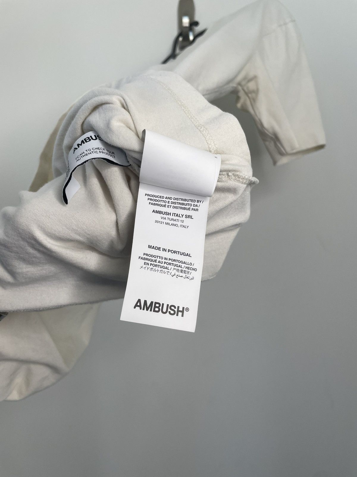 Ambush Design Ambush T Shirt XL Logo Japan Limited Edition Cream Medium Size US M / EU 48-50 / 2 - 6 Thumbnail