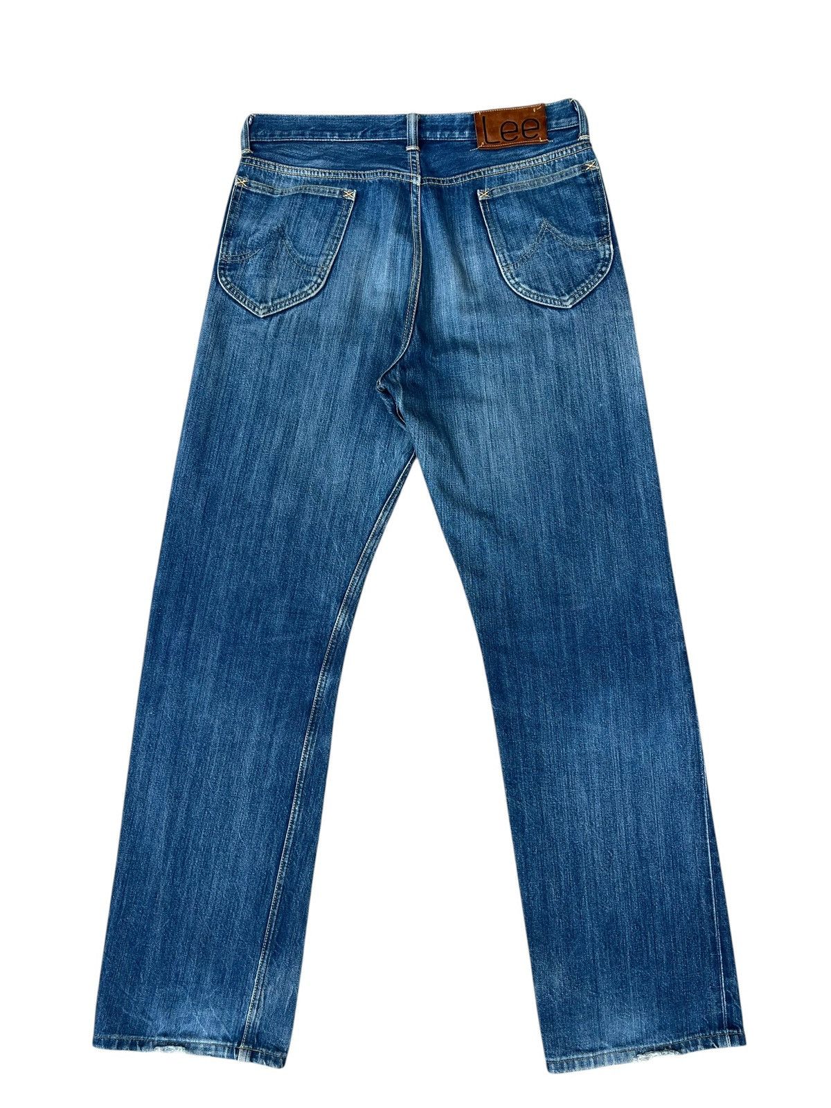 Lee Vintage Lee Lot 02101 Sanforized Faded Denim Selvedge Jeans Size US 31 - 14 Thumbnail