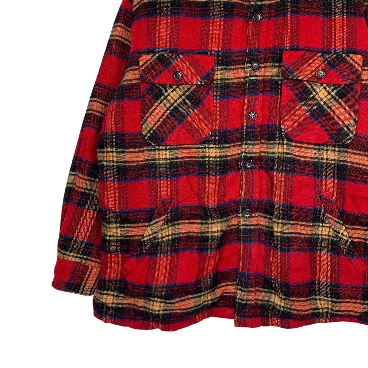 Flannel GARRISON Red Tartan Work Flannel Jacket #2112-C92 Size US M / EU 48-50 / 2 - 3 Thumbnail