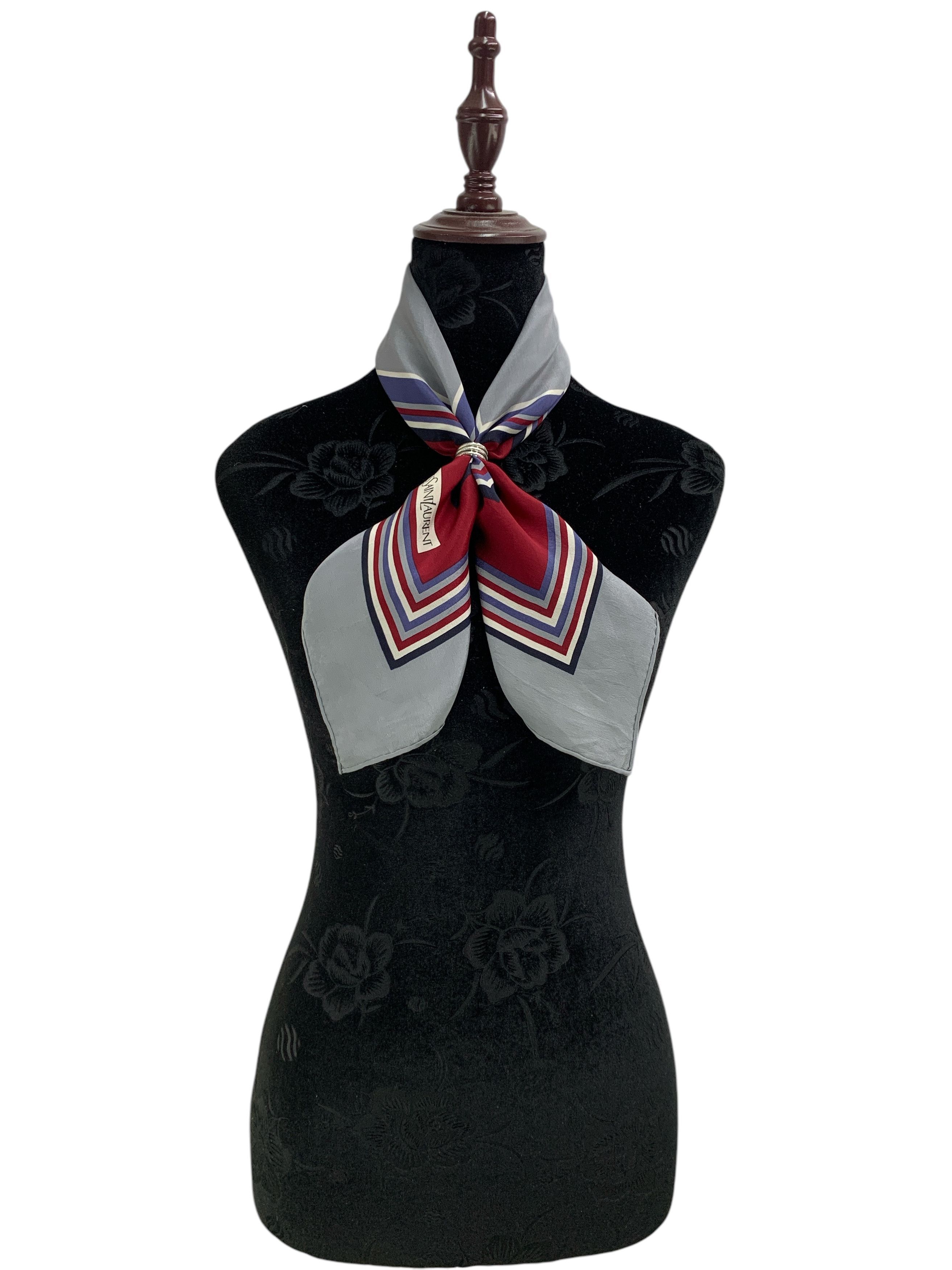 Vintage × Yves Saint Laurent Vintage Yves Saint Laurent Scarf Neckwear - SCA2174 Size ONE SIZE - 1 Thumbnail
