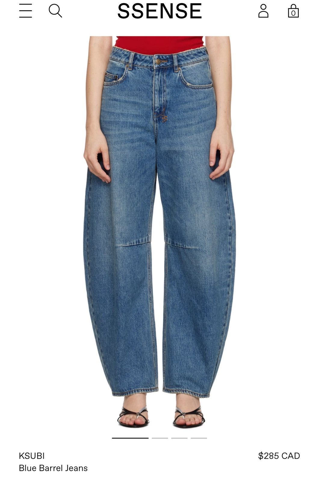 Ksubi Barrel Jean Size 26" / US 2 / IT 38 - 3 Thumbnail