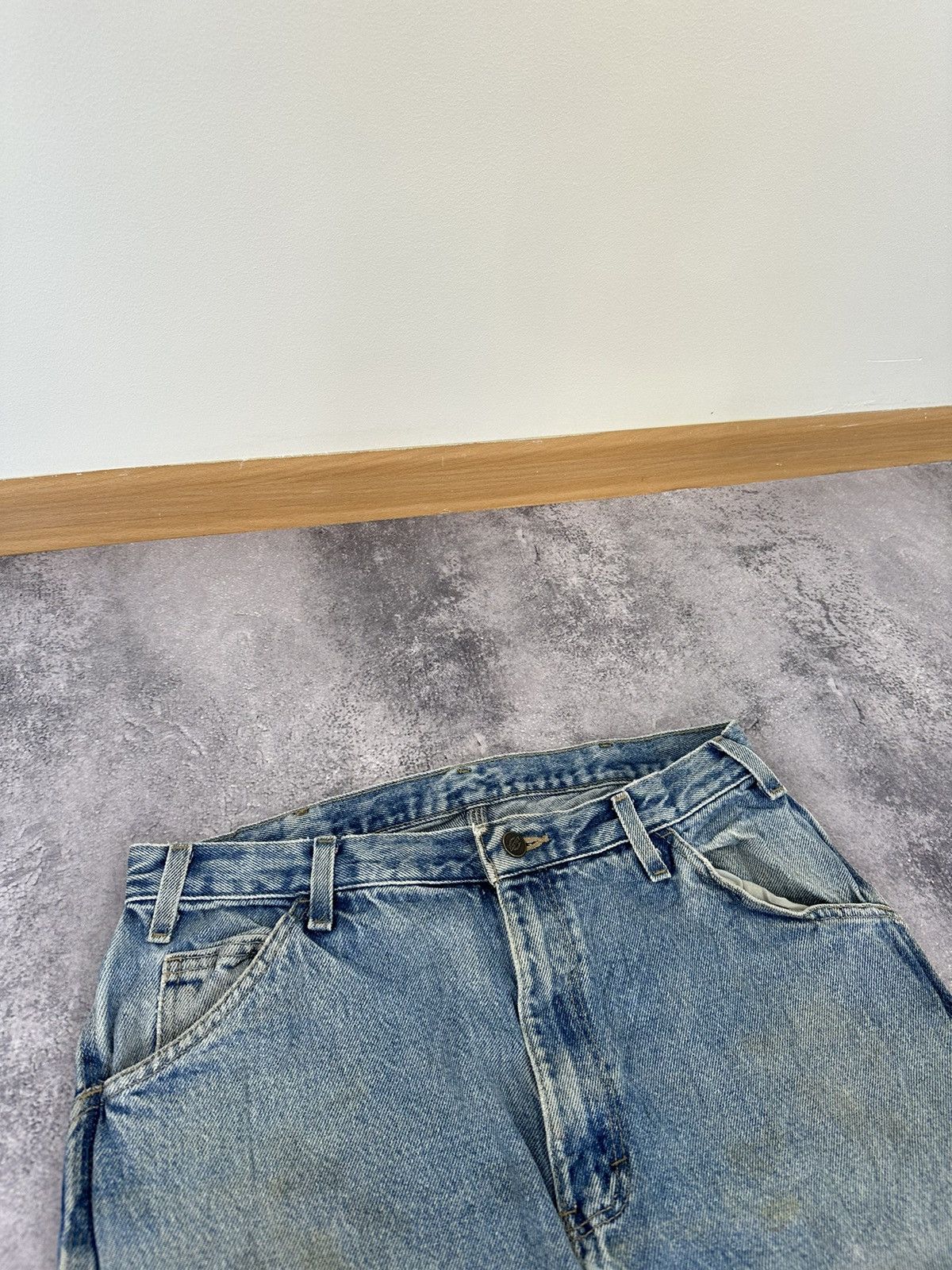Dickies Vintage Dickies Light Blue Denim Carpenter USA Work Pants Size US 34 / EU 50 - 11 Thumbnail