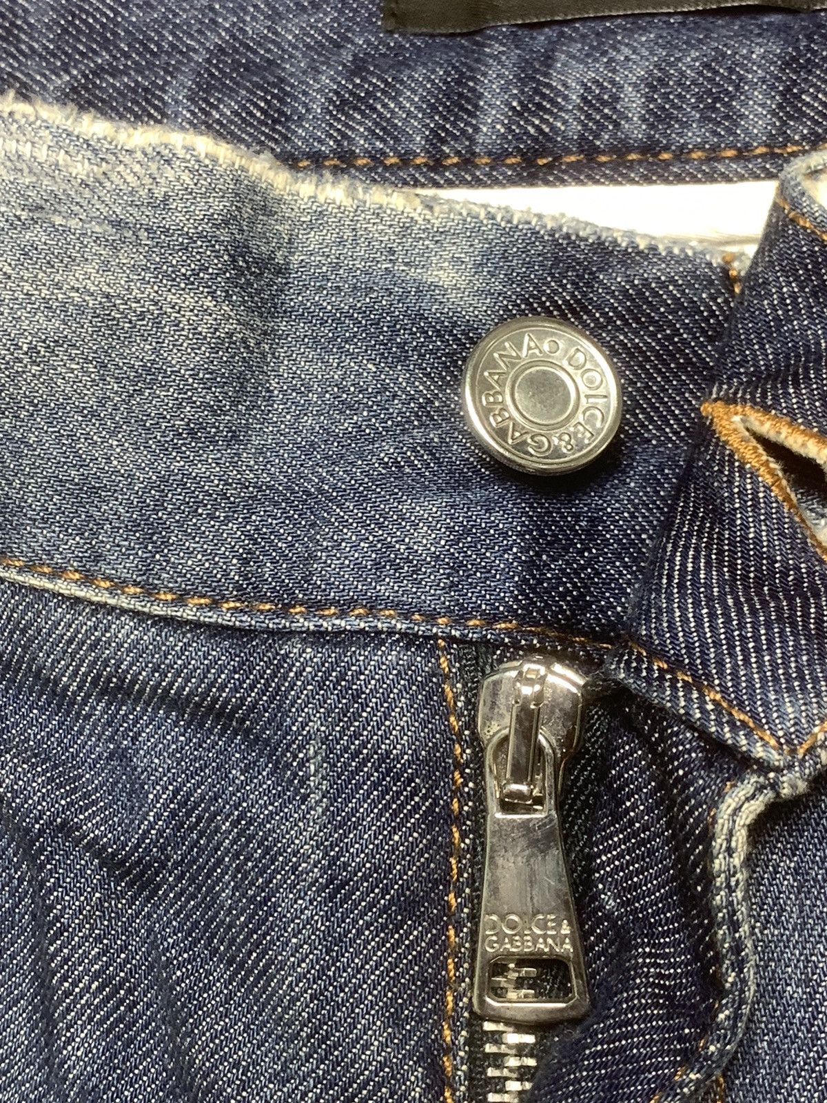 Dolce & Gabbana × Vintage 90s Dolce & Gabbana 14 Destroyed Rip Jeans W34 Size US 34 / EU 50 - 3 Thumbnail