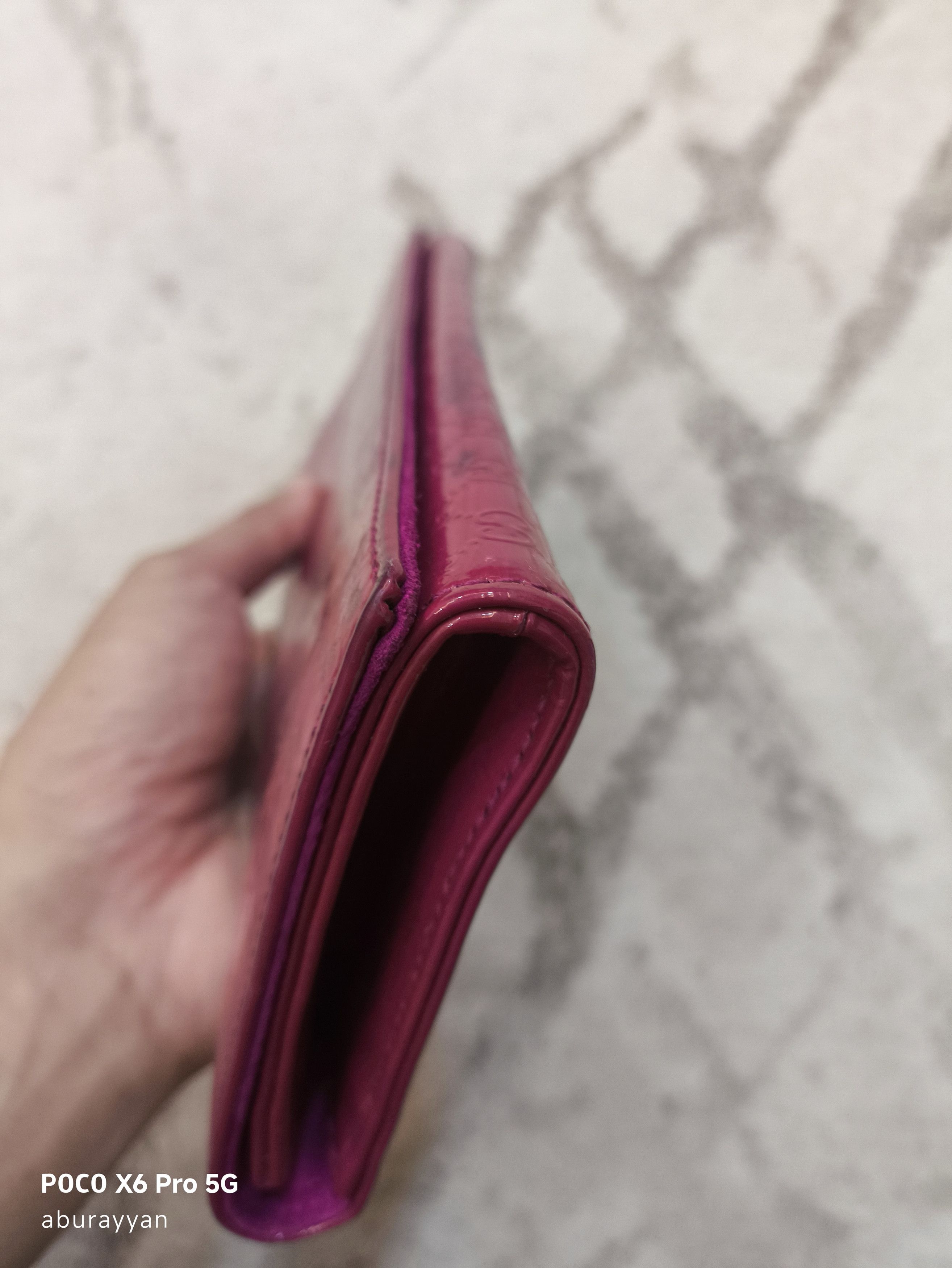 Gucci Gucci Micro Guccissima Pink Patent Leather Clutch Bag Size ONE SIZE - 7 Thumbnail
