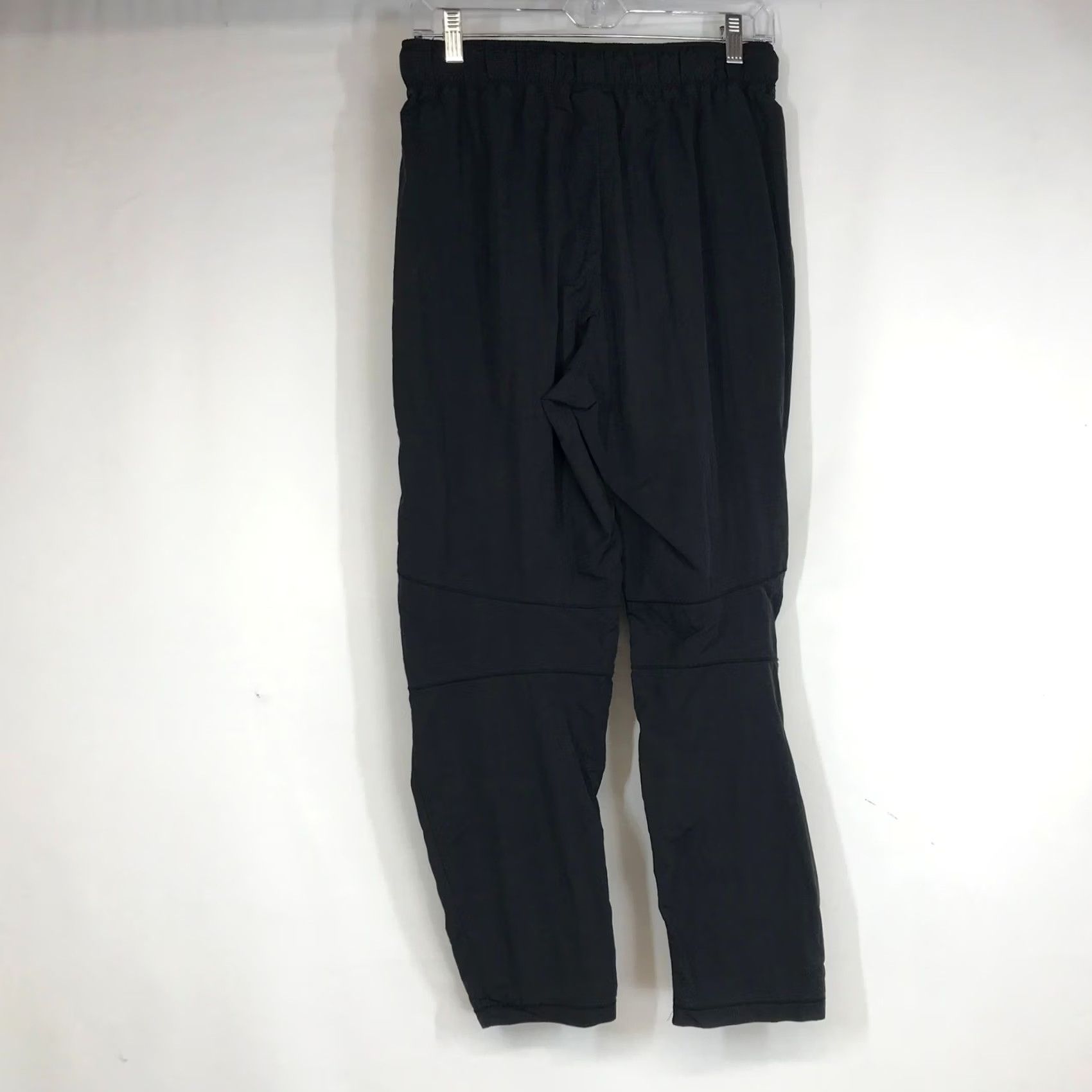 Nike Nike Black Nylon Track Pants Joggers Women S Slim Athletic Pockets Drawstring Tapered 100% Polyester Size 28" / US 6 / IT 42 - 4 Thumbnail
