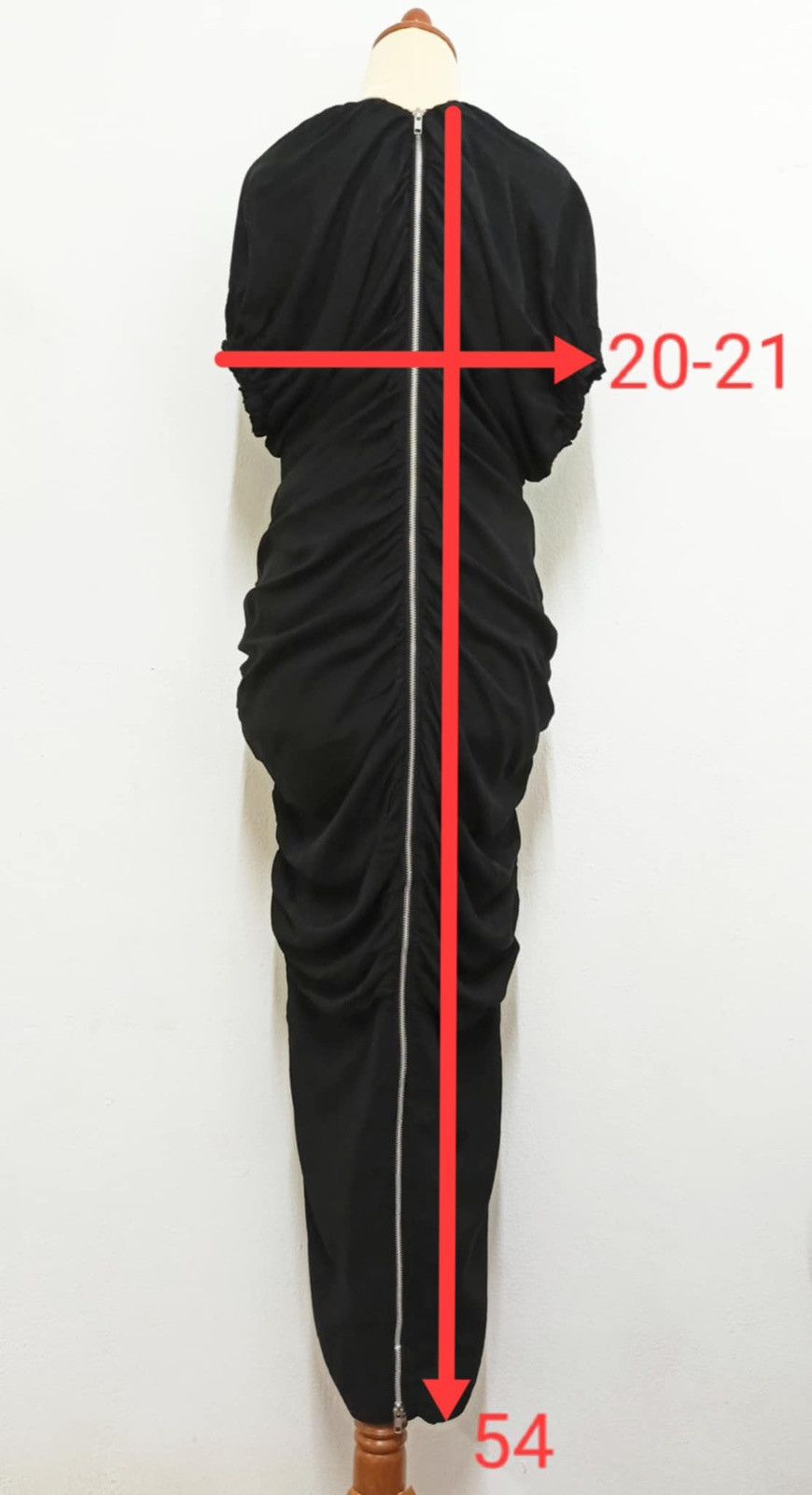Limi Feu 🔥LIMI FEU RAYON&SILK BLACK ZIPPER MAXI DRESS Size S / US 4 / IT 40 - 3 Thumbnail