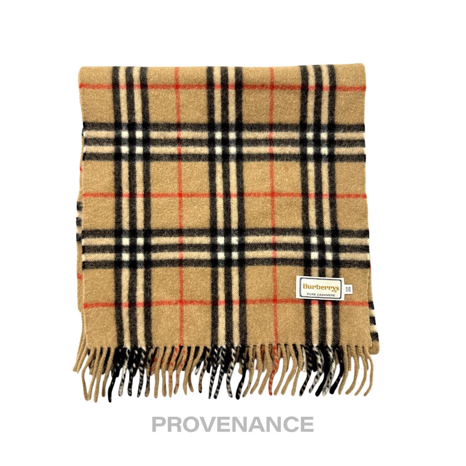 Burberry 🔴 Burberry Scarf - PURE CASHMERE Nova Check Size ONE SIZE - 1 Thumbnail