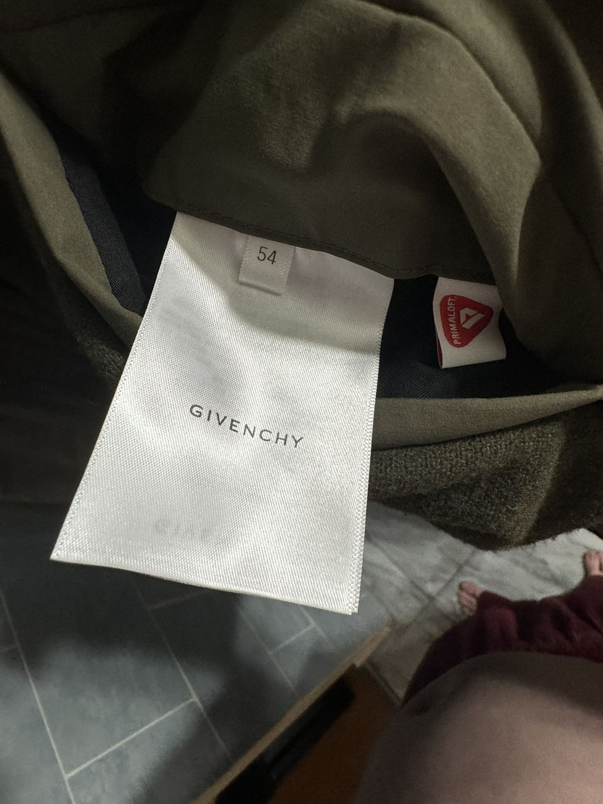 Givenchy Men’s Givenchy Green Khaki Cropped Utility Bomber Size US L / EU 52-54 / 3 - 9 Thumbnail