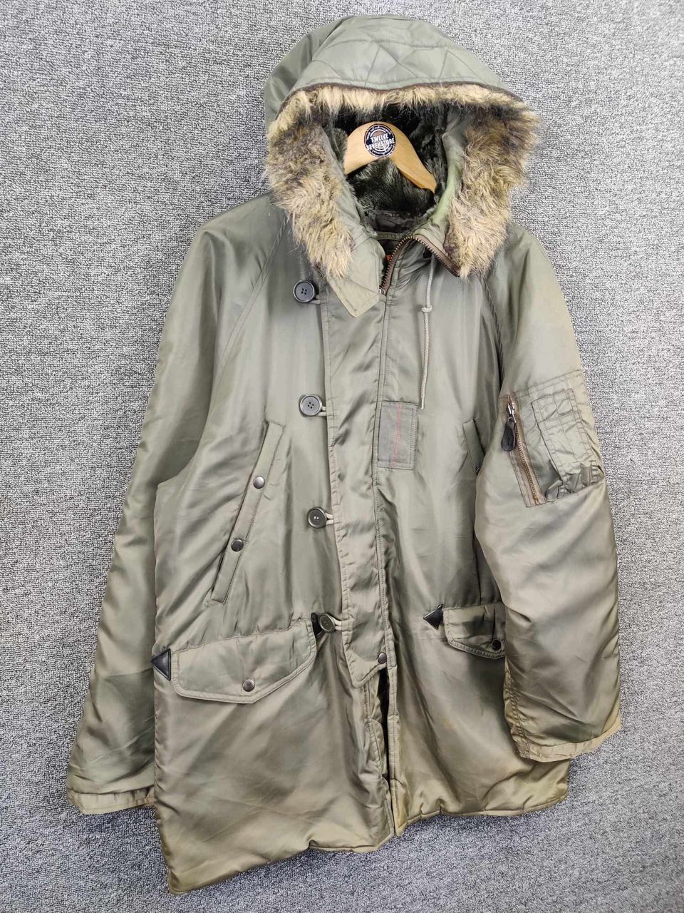 Avirex Vintage Avirex N-3B Parkas Flight Fur Jacket Size US L / EU 52-54 / 3 - 5 Thumbnail