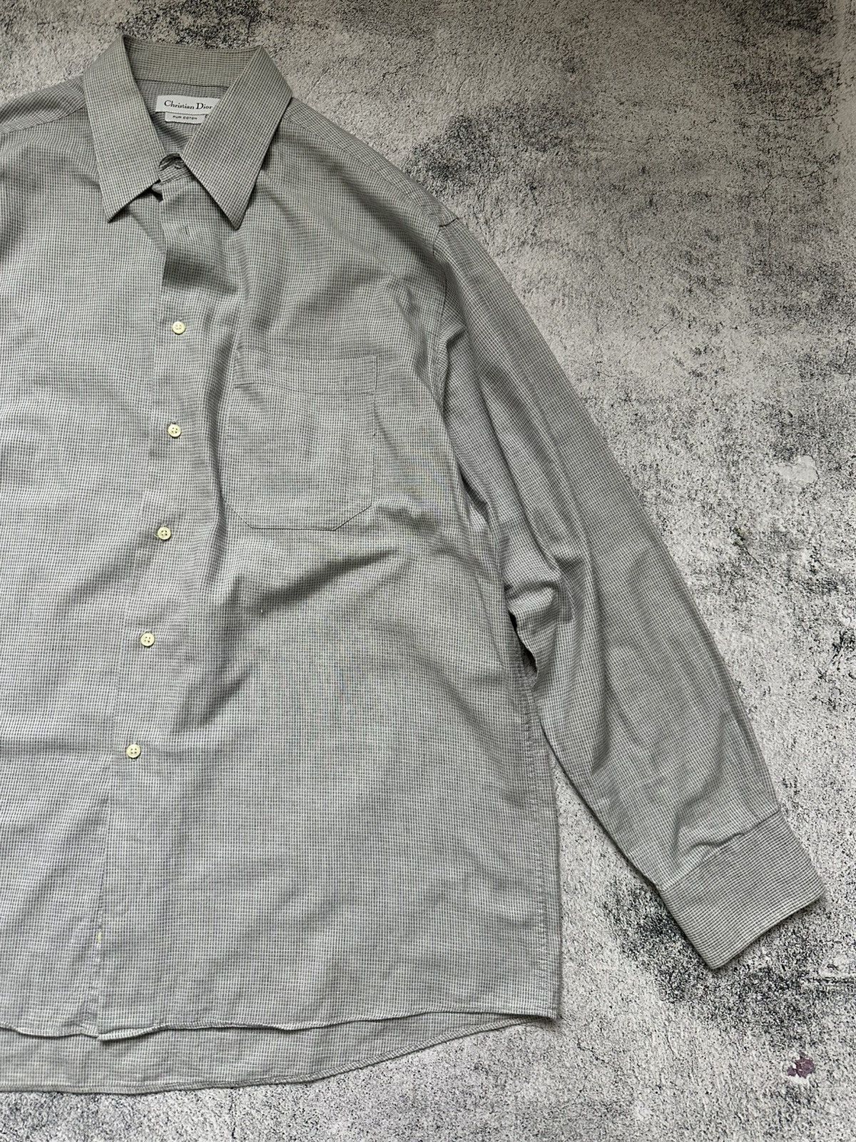 Dior Christian Dior Button Up Shirt Logo Size US XL / EU 56 / 4 - 5 Thumbnail