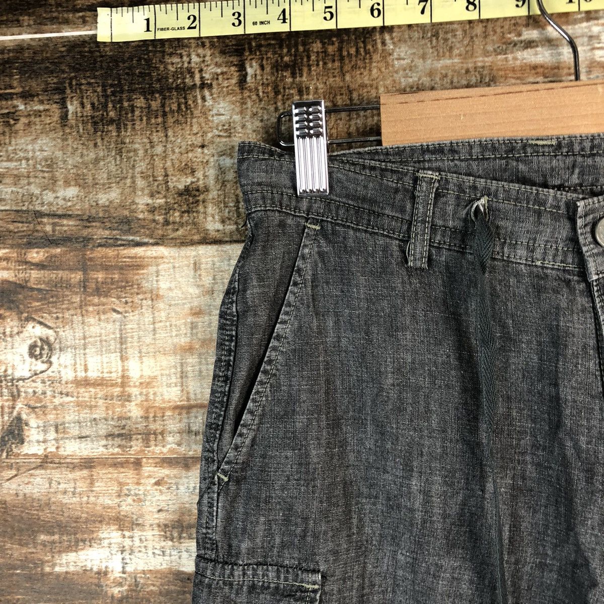Japanese Brand Et Boite Grey Cargo utility Multipocket Pants #A2438 Size 27" / US 4 / IT 40 - 7 Thumbnail