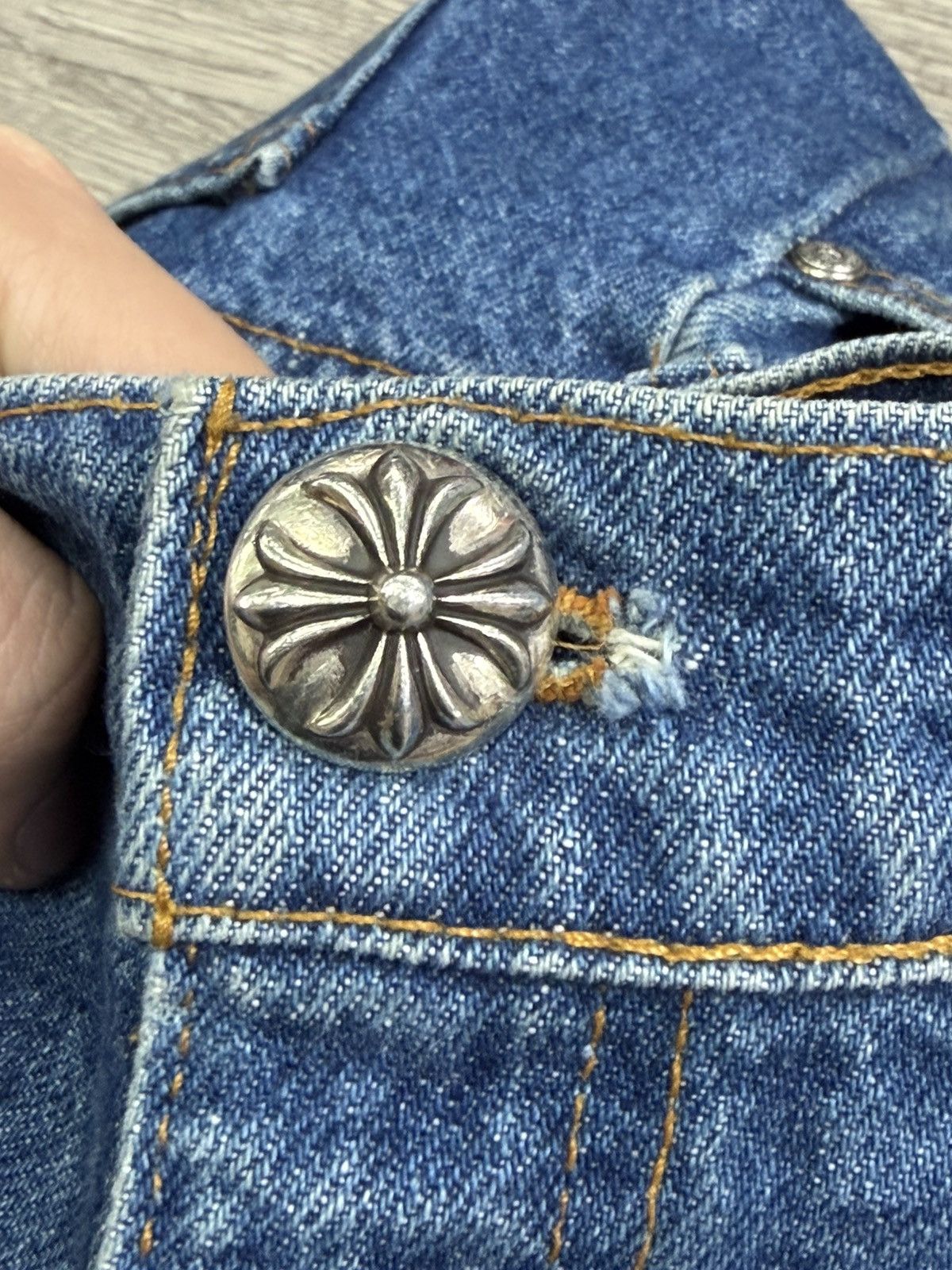 Chrome Hearts Chrome Hearts Dark Wash 517 Levis Jeans Size US 34 / EU 50 - 5 Thumbnail