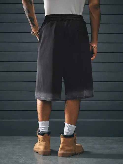 Jean × Vintage Washed Y2K Drip shorts Size US 30 / EU 46 - 4 Thumbnail