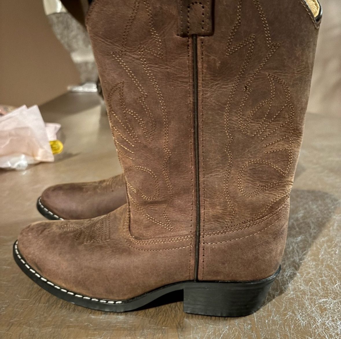 Other Masterson and co. Brown Leather Western Cowboy Boots size 5 Size US 5 / IT 35 - 2 Thumbnail