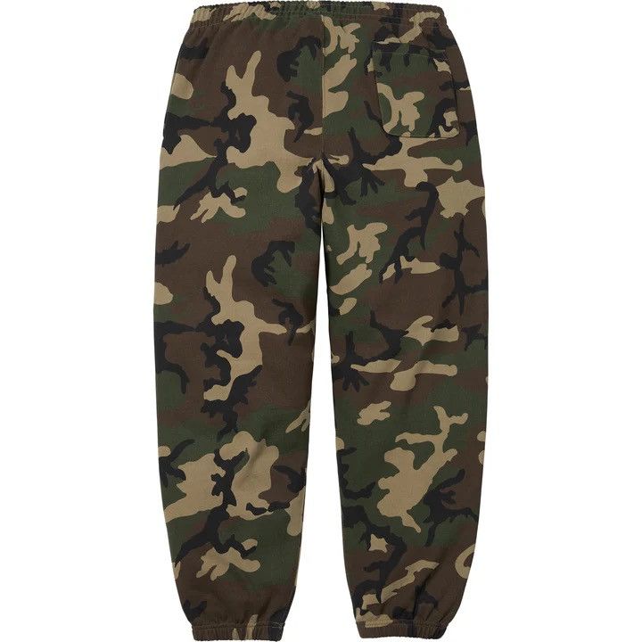 Supreme Satin Appliqué Sweatpant Camo Size US 32 / EU 48 - 2 Thumbnail