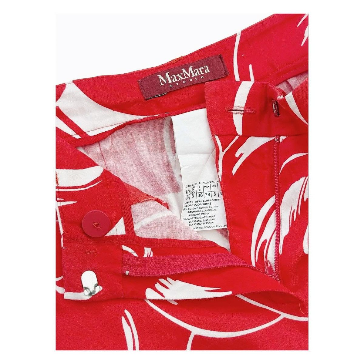 Max Mara Max Mara Cherry Pants Size 29" - 4 Thumbnail