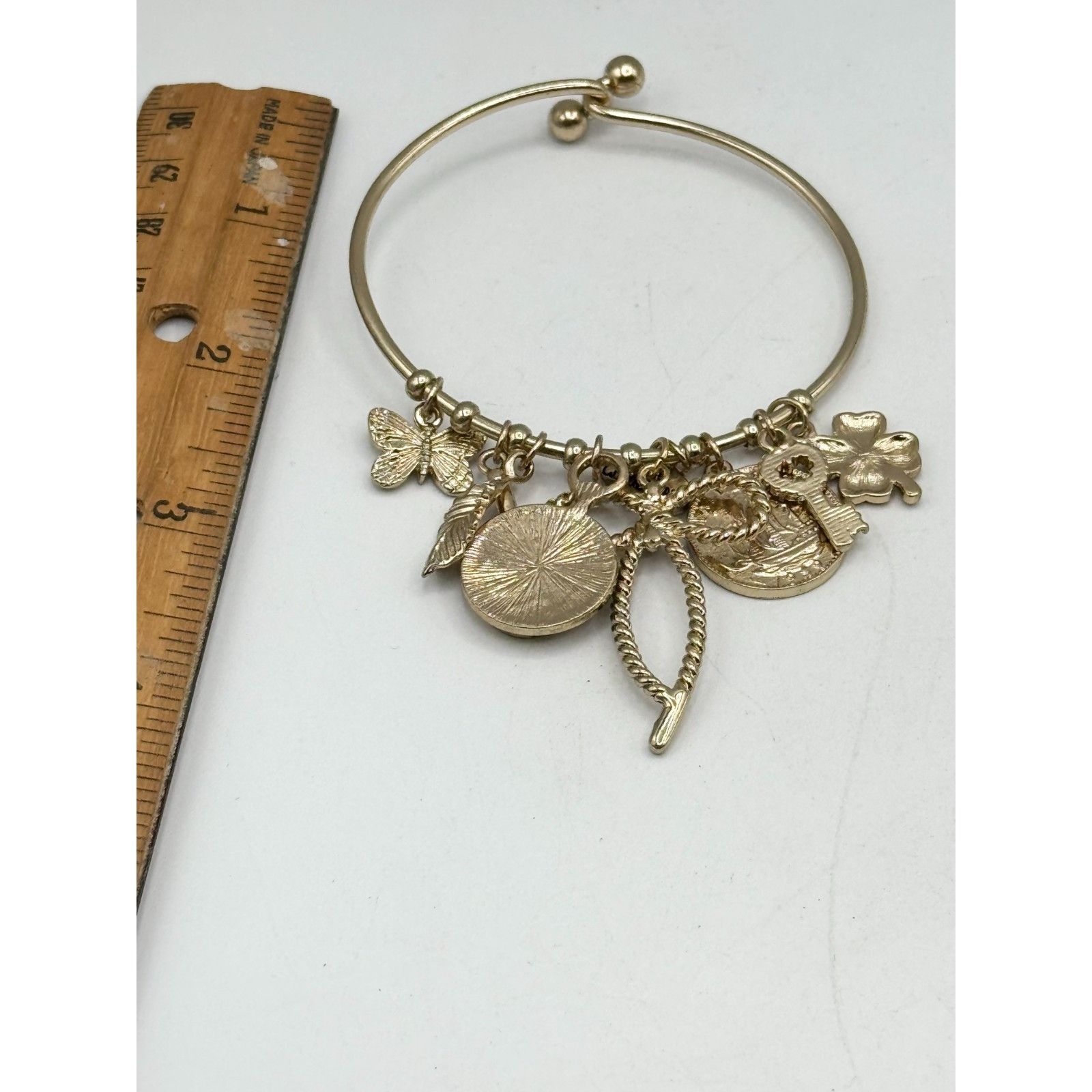 Other Multi charm bangle gold bracelet Size ONE SIZE - 4 Thumbnail