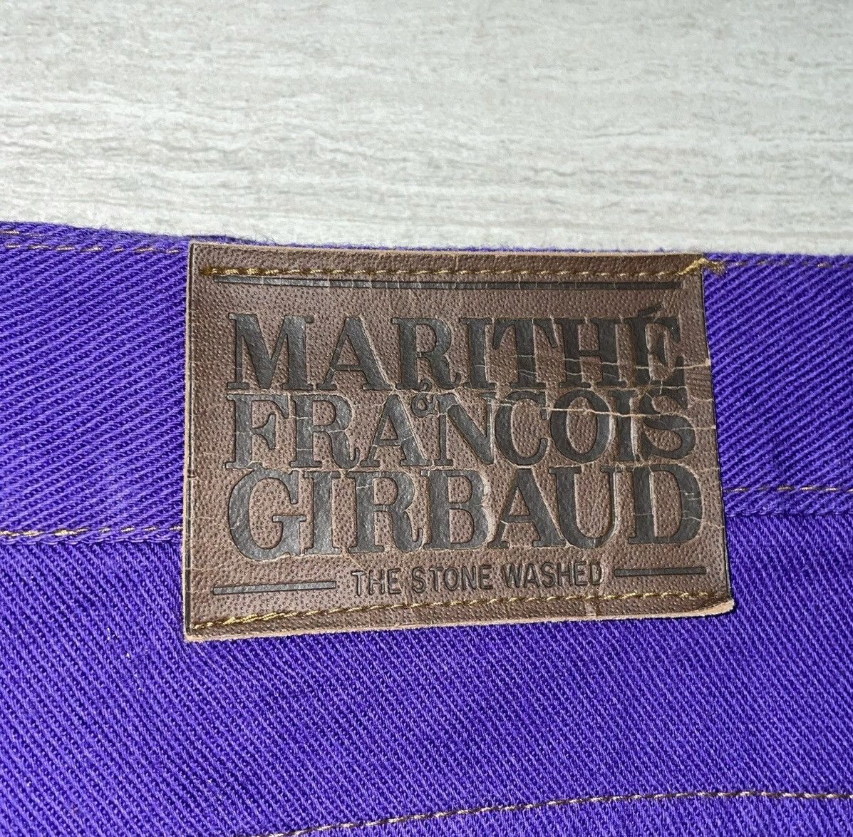 Marithe + Francois Girbaud Marithe Francois Girbaud Stone Washed Denim Jeans Size US 32 / EU 48 - 7 Thumbnail