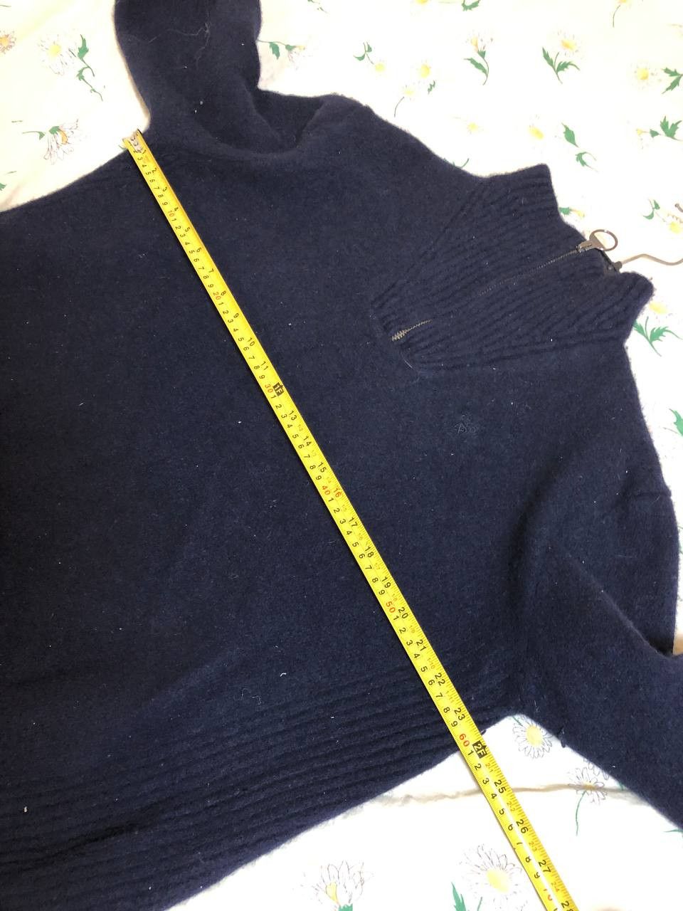 Barbour VintageBarbour 100 % Lambs Wool Quarter Zip Sweater Size US XXL / EU 58 / 5 - 8 Thumbnail