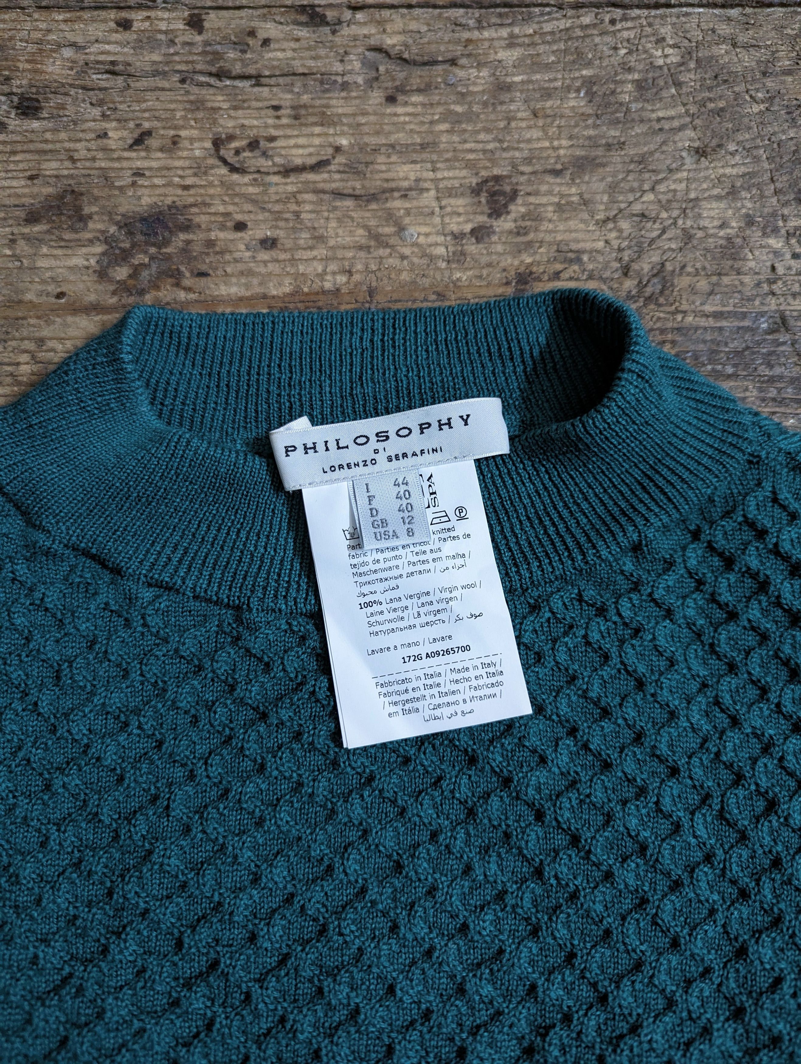 Philosophy di Lorenzo Serafini 00s Philosophy di Lorenzo Serafini Gold Details Sweater Size M / US 6-8 / IT 42-44 - 4 Thumbnail