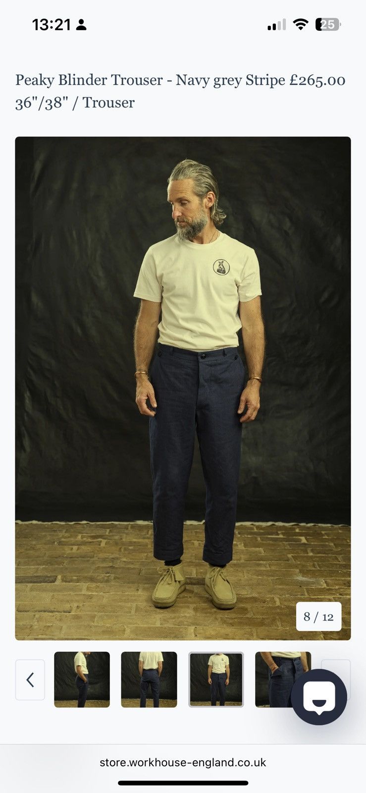 Other Workhouse England Peaky Blinder Linen Trousers Size US 32 / EU 48 - 14 Thumbnail