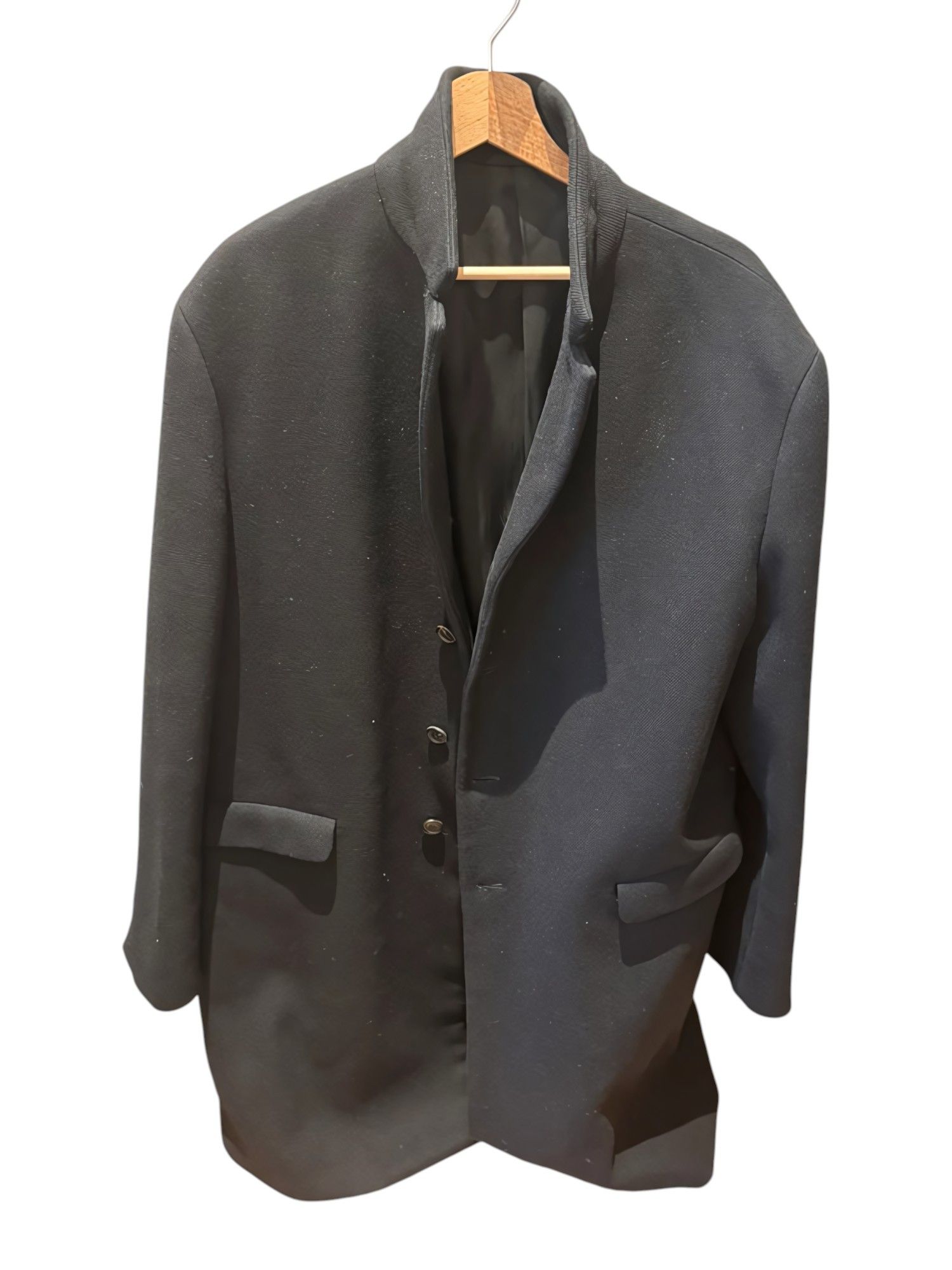 ジャケット・アウター FW1998 PRADA WOMEN WOOL JACKET Prada FW 1998 paneled wool coat, size IT 40 Chic | Depop