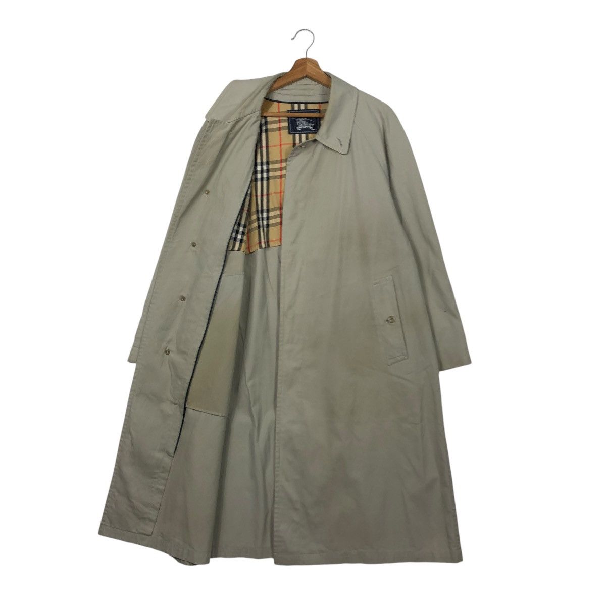 Burberry × Vintage 🔥VINTAGE LONG JACKET BURBERRYS NOVA CHECK BLANKET Size US M / EU 48-50 / 2 - 1 Thumbnail