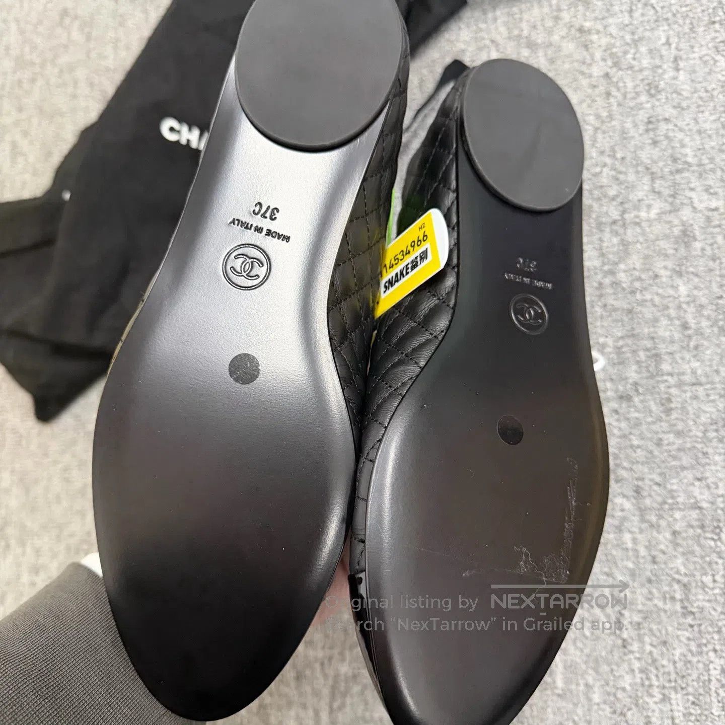 Chanel Chanel Raster pattern Mary Jane flats| Size US 6.5 / IT 36.5 - 5 Thumbnail