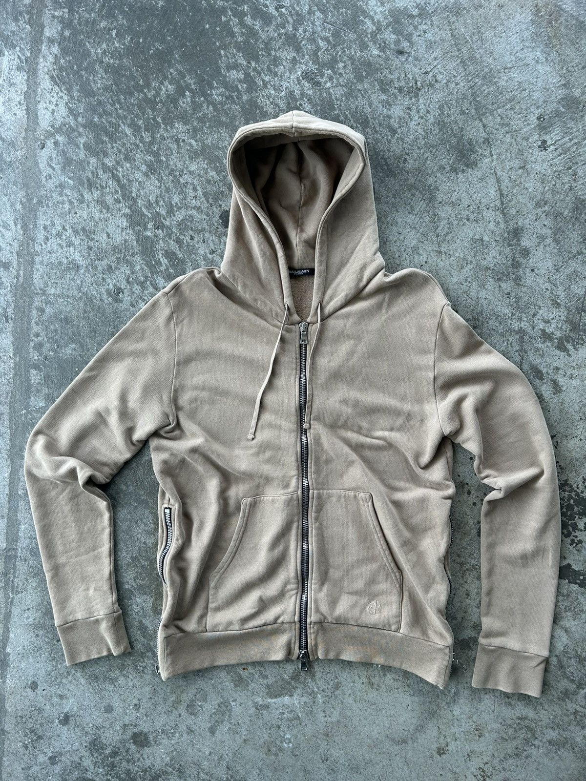Balmain Balmain Homme AW11 Campaign Zip Up Hoodie Decarnin Size US M / EU 48-50 / 2 - 2 Thumbnail