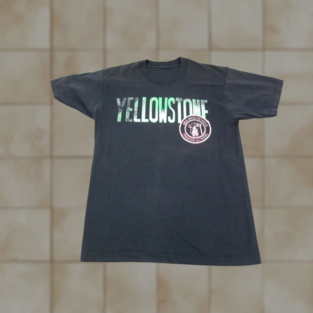 Vintage VINTAGE Yellowstone Shirt Mens S Black Iowa United Methodist Single Stitch Shirt Mens Small Black United Methodist 90s Theme Mens Shirts Size US S / EU 44-46 / 1 - 1 Thumbnail