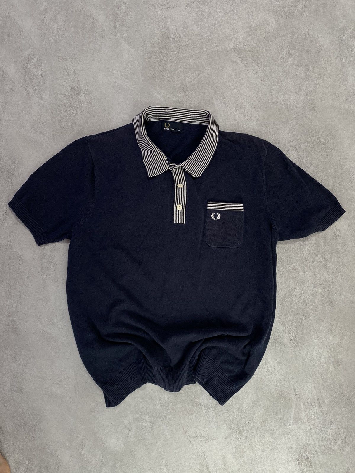 Fred Perry ⚔️ Vintage 90s T-Shirt Polo Fred Perry Size US XXL / EU 58 / 5 - 1 Thumbnail