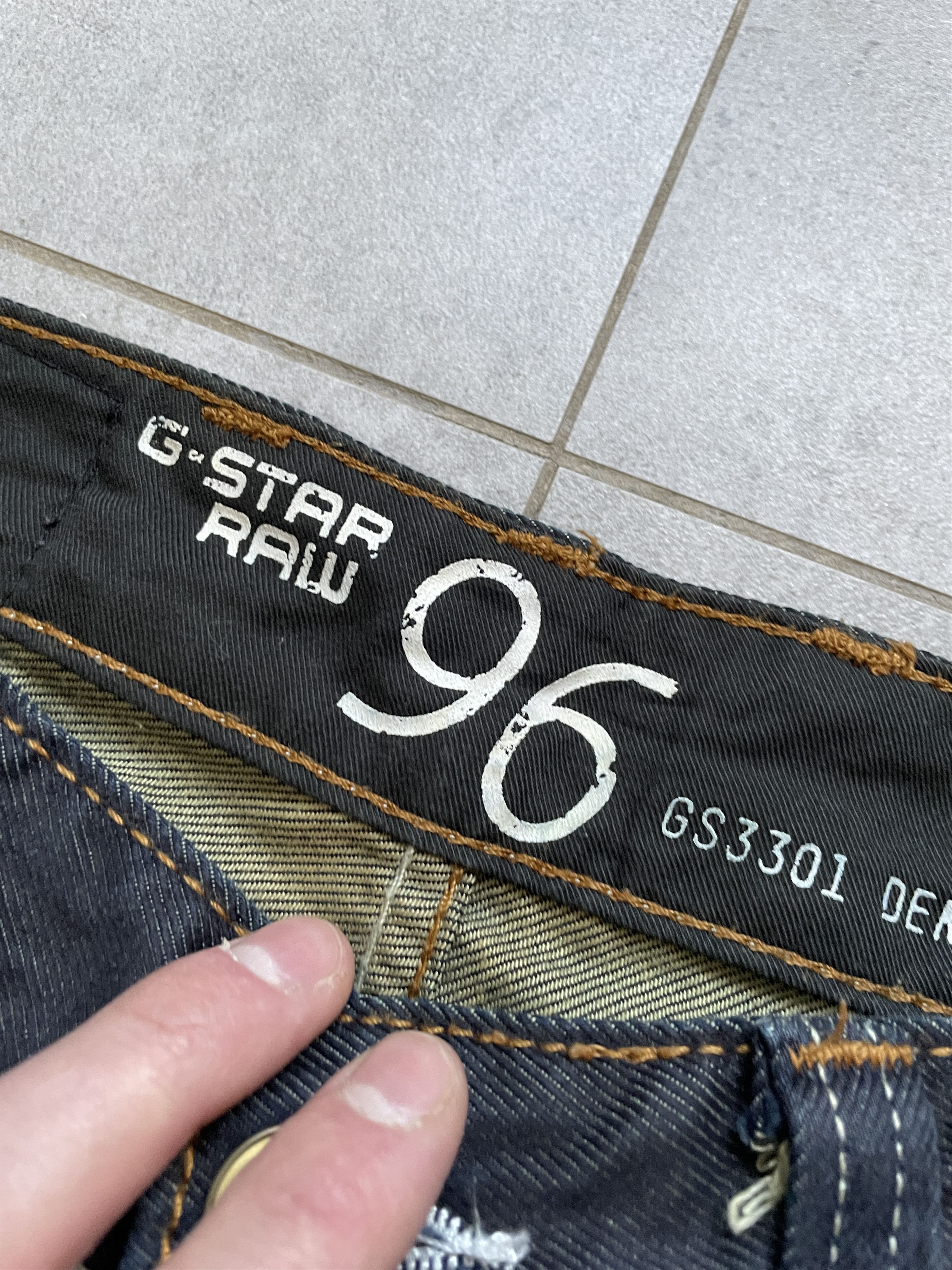 G-Star G-STAR GSTAR RAW DENIM STRAIGHT JEANS JAPANEESE Size US 29 - 3 Thumbnail