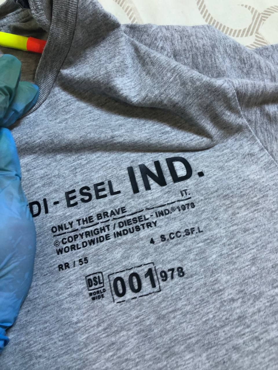 Diesel Diesel men's casual print logo short sleeve crewneck Size US M / EU 48-50 / 2 - 11 Thumbnail