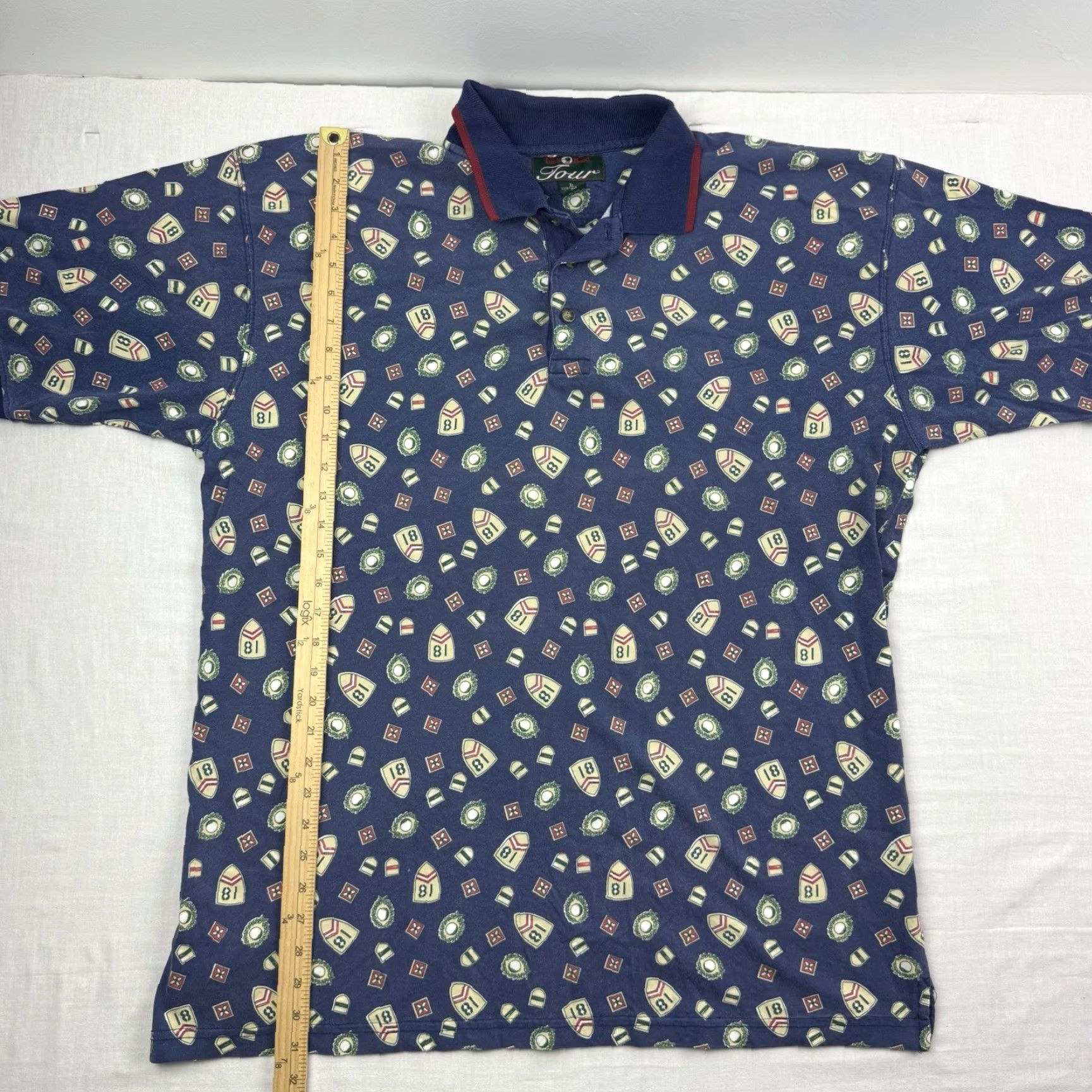 Vintage VINTAGE Duck Head Polo Shirt Adult XL Blue 90s Golf All Over Print Men Mens XL Polo Size US XL / EU 56 / 4 - 6 Thumbnail