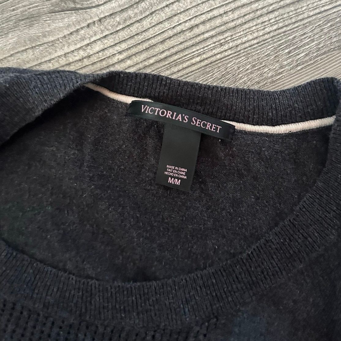 Victoria's Secret victoria secret dark gray black knit sweater Size M / US 6-8 / IT 42-44 - 3 Thumbnail