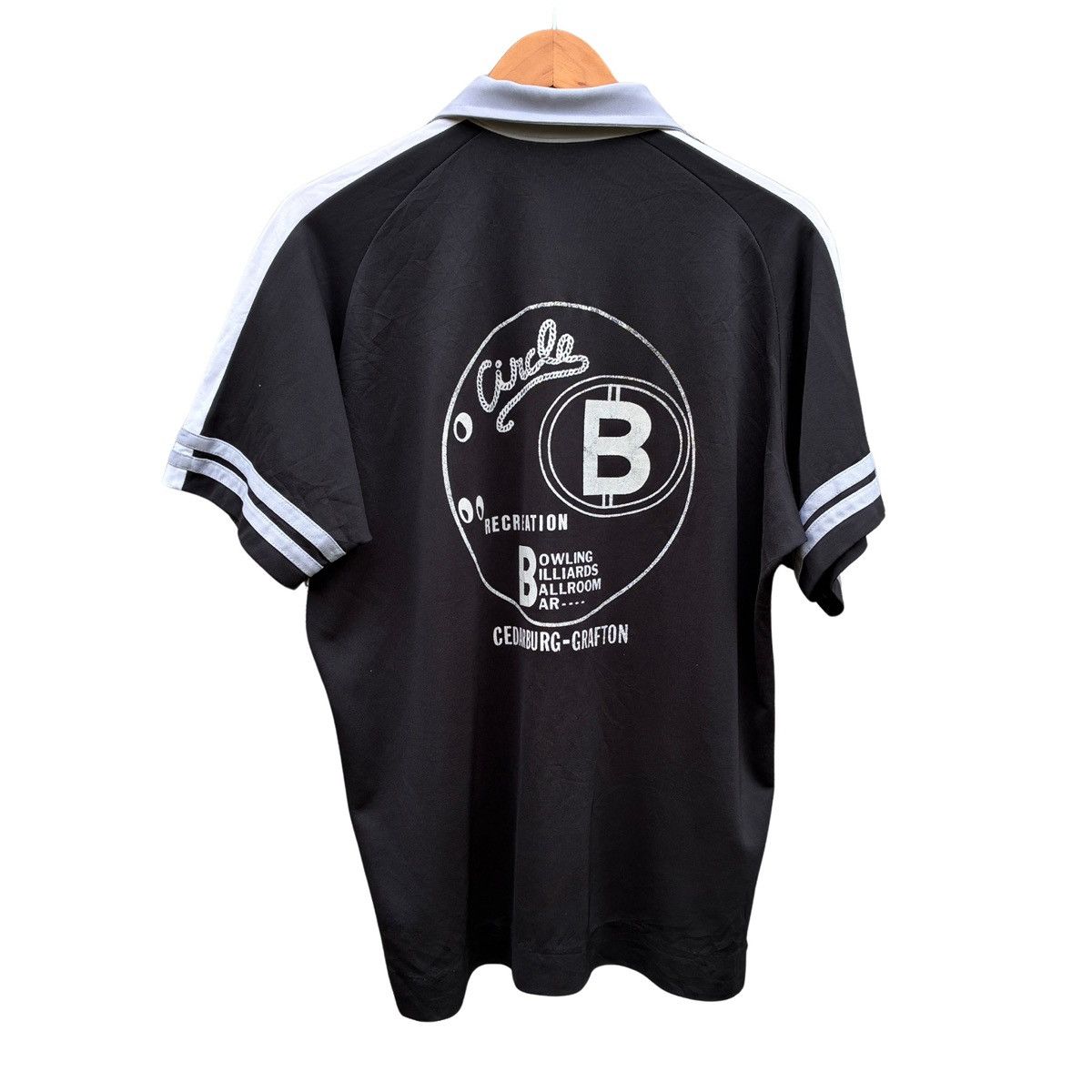 Vintage Vintage 80s King Louie Circle Recreation Polo Bowling Shirt Size US L / EU 52-54 / 3 - 1 Thumbnail