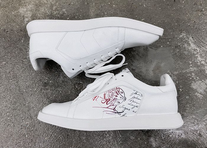 Berluti BERLUTI Stella Scrito Leather Sneakers Size US 10.5 / EU 43-44 - 2 Thumbnail