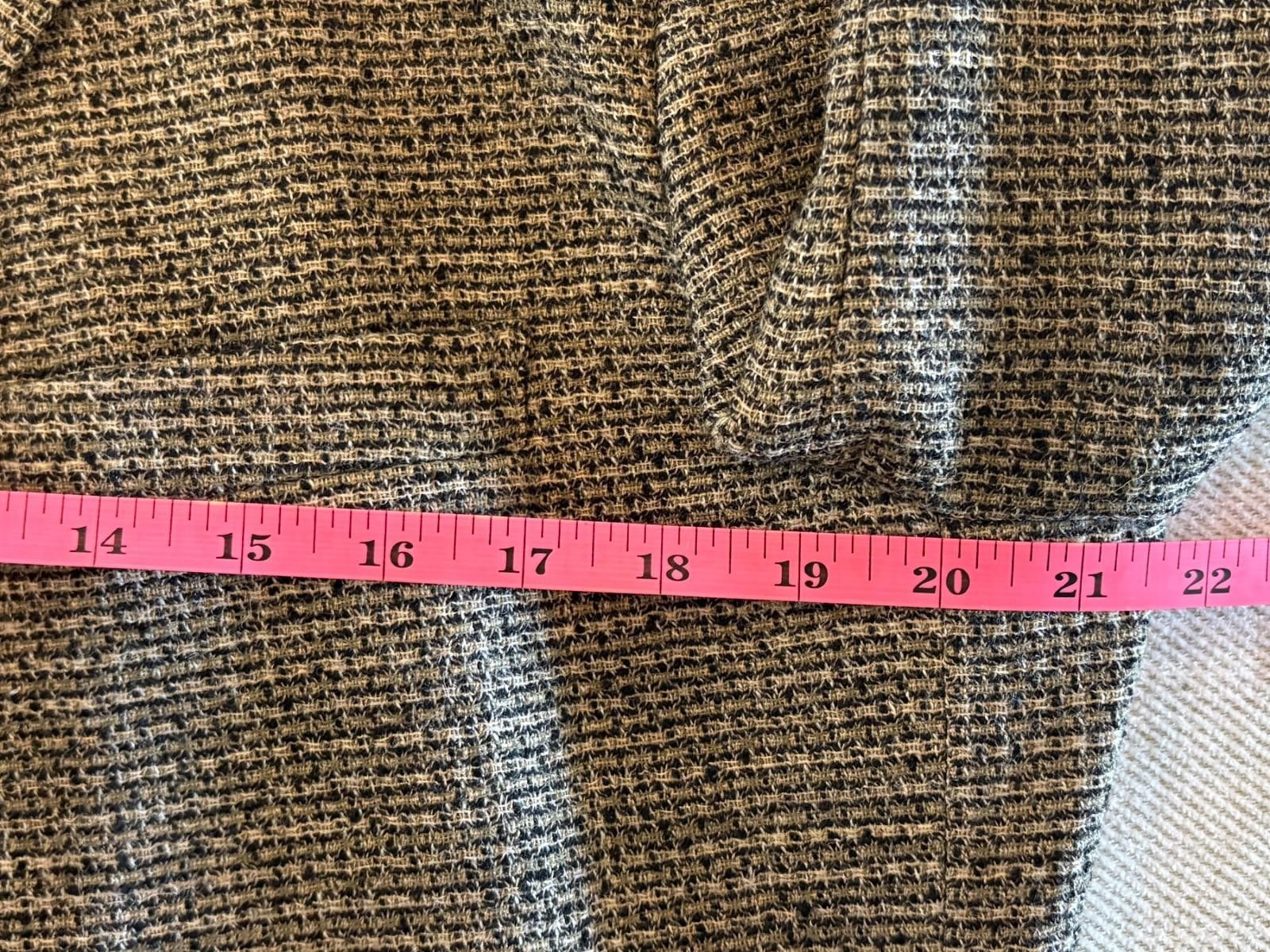 Jhane Barnes VTG Jhane Barnes Blazer 40 Vintage Merino Wool Loop Grey USA Size 40R - 9 Thumbnail