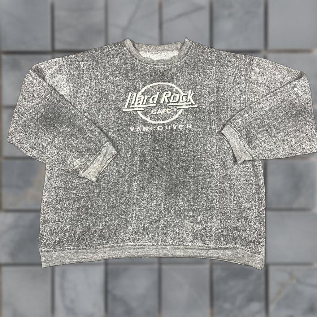 Vintage VINTAGE Hard Rock Cafe Sweatshirt Men XL White Crewneck Canada Graphic Print 90s Shirt Pullover Size US XL / EU 56 / 4 - 1 Thumbnail