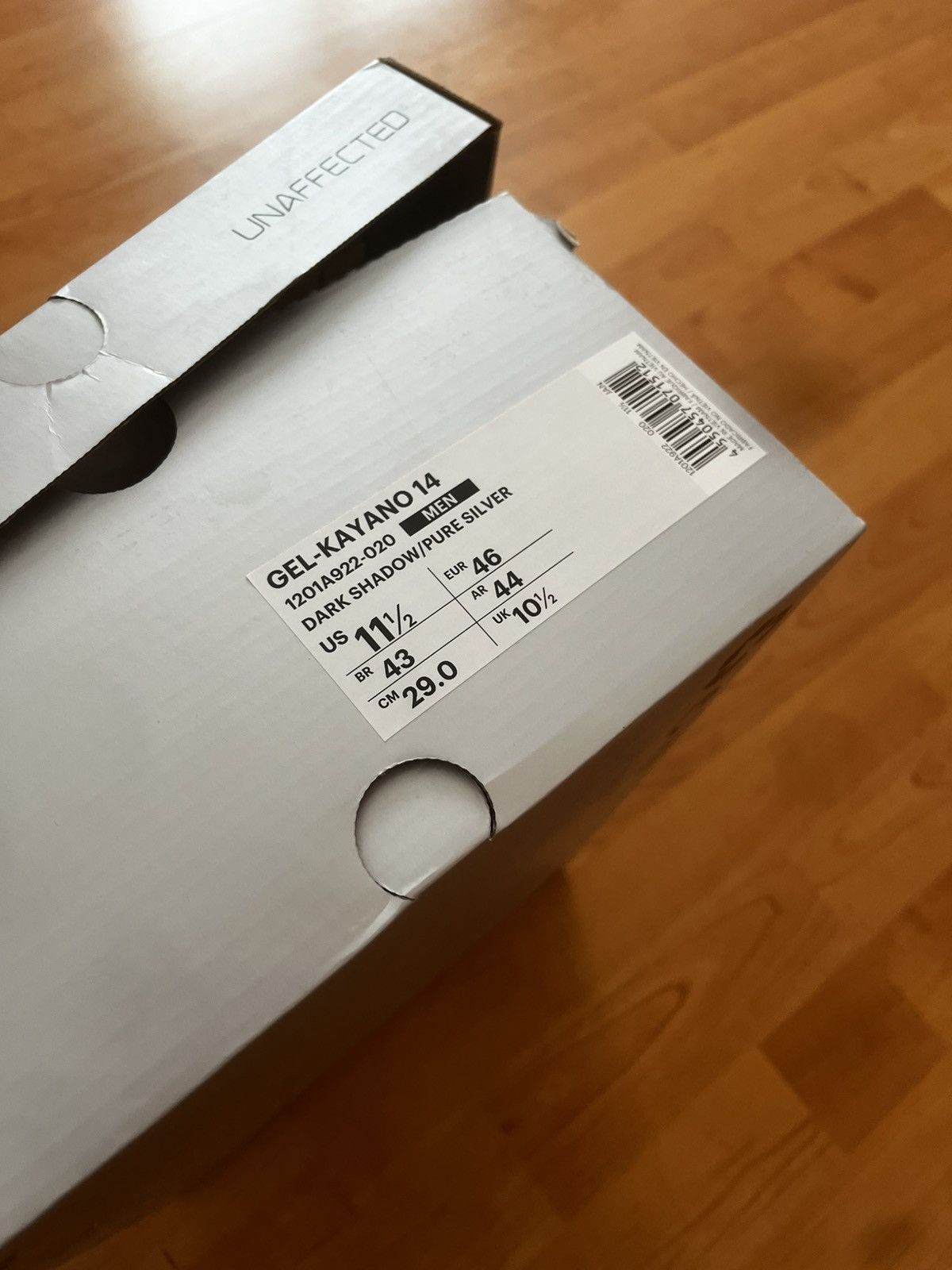Asics ASICS GEL KAYANO 14 X UNAFFECTED Size US 11.5 / EU 44-45 - 3 Thumbnail