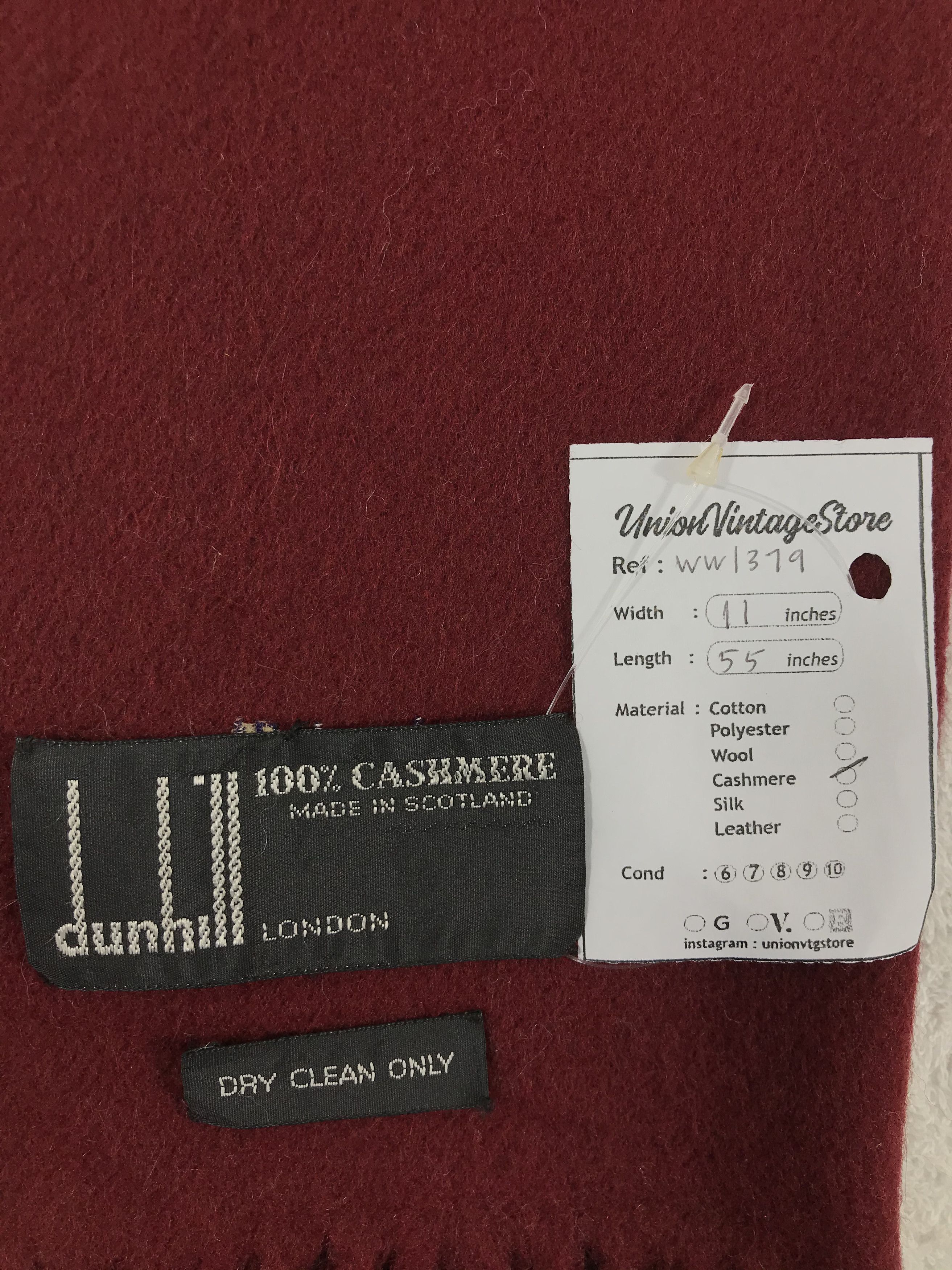 Alfred Dunhill × Vintage Alfred Dunhill Scarf / Muffler / Neckwear - WW1379 Size ONE SIZE - 4 Thumbnail