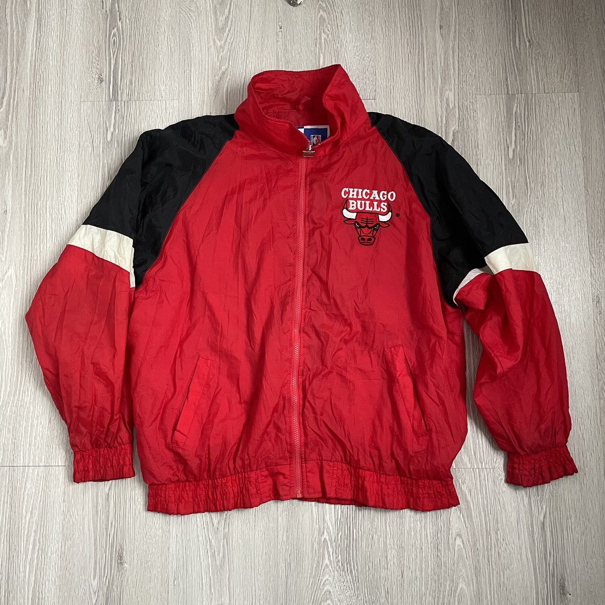Logo 7 Y2K Chicago Bulls Backprint Light Jacket Made in Korea Size US XL / EU 56 / 4 - 1 Thumbnail