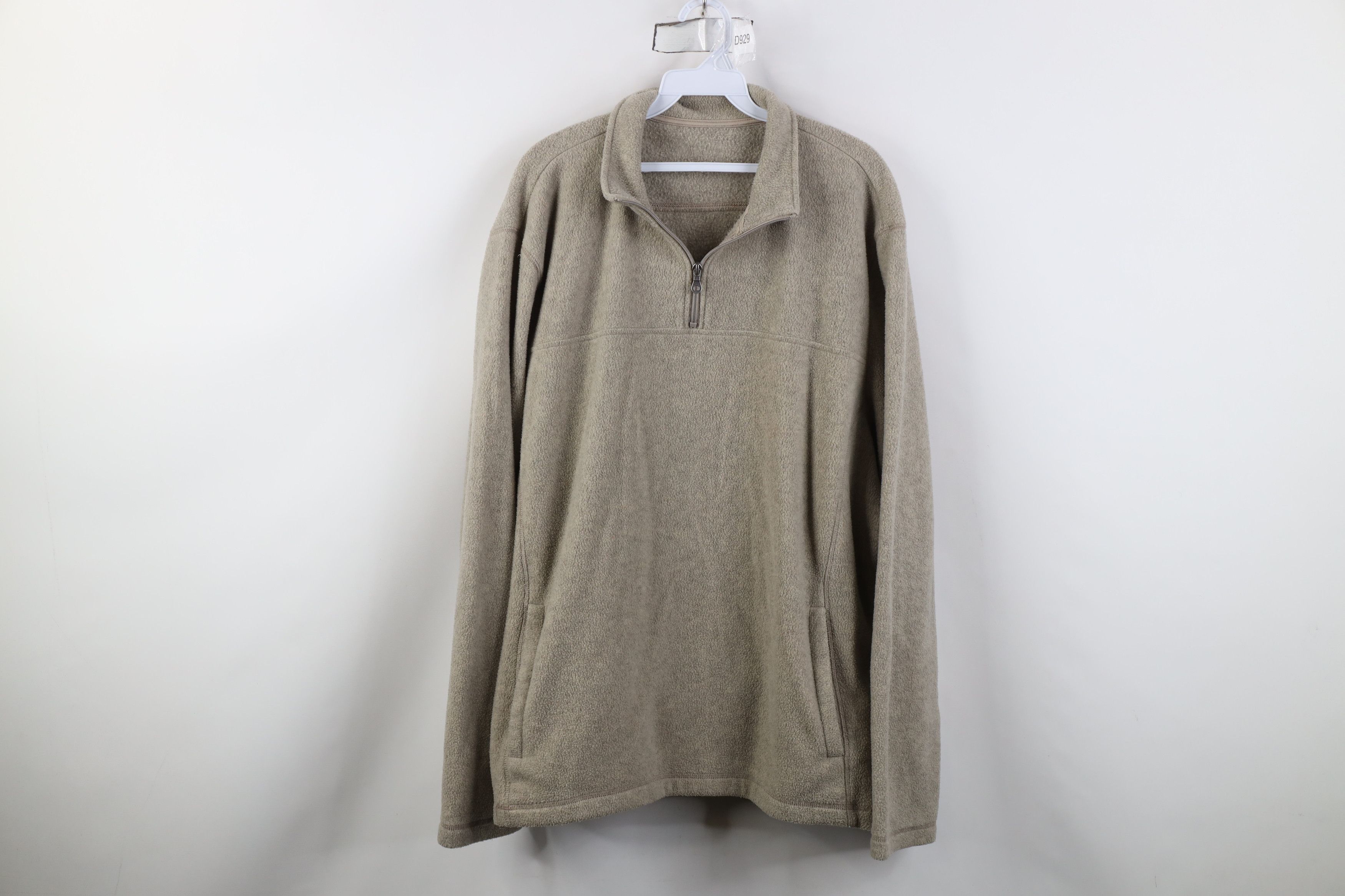 Vintage Vintage 90s Streetwear 1/4 Half Zip Fleece Pullover Sweater Size US XL / EU 56 / 4 - 1 Thumbnail