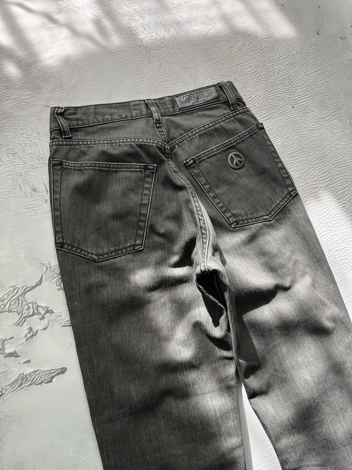 Moschino Moschino Vintage Luxury Jeans Denim Art Logo Gray Size US 28 / EU 44 - 12 Thumbnail
