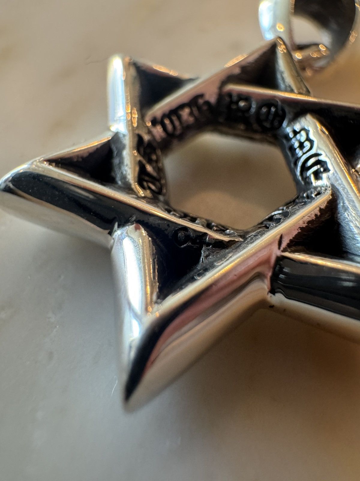 Chrome Hearts Chrome Hearts Sterling Silver Star of David Charm Pendant Size ONE SIZE - 5 Thumbnail
