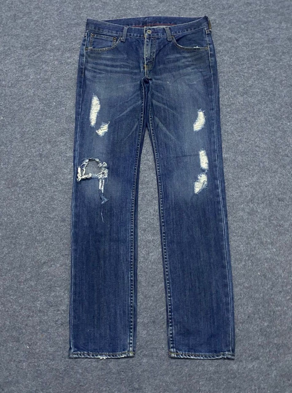 If Six Was Nine 💥Best Offer💥Vintage Takeo Kikuchi Distressed Denim Size US 36 / EU 52 - 1 Thumbnail