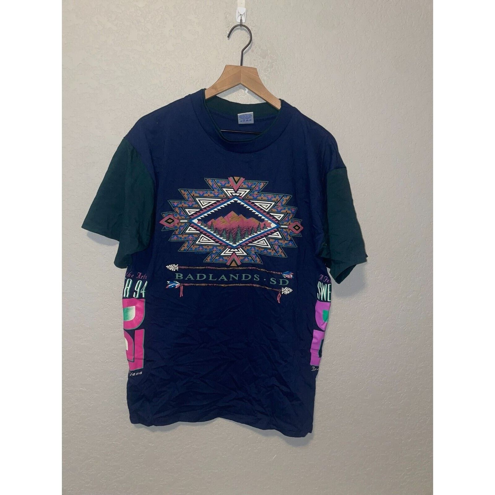 Vintage Vintage Badlands Shirt Test Print SD Sweet Pea 94 Tee 90s L Size US L / EU 52-54 / 3 - 1 Thumbnail