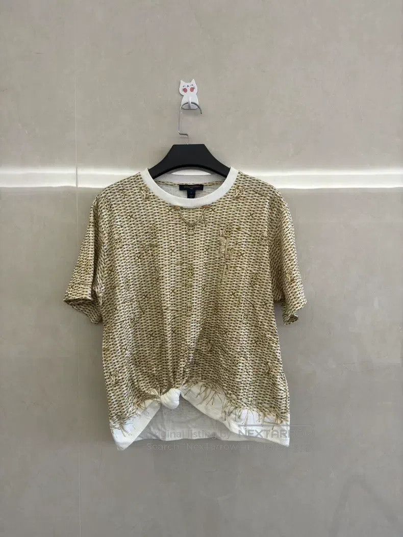 Louis Vuitton Louis Vuitton By the Pool Lafite Tie Crew Neck Short Sleev Size S / US 4 / IT 40 - 1 Thumbnail