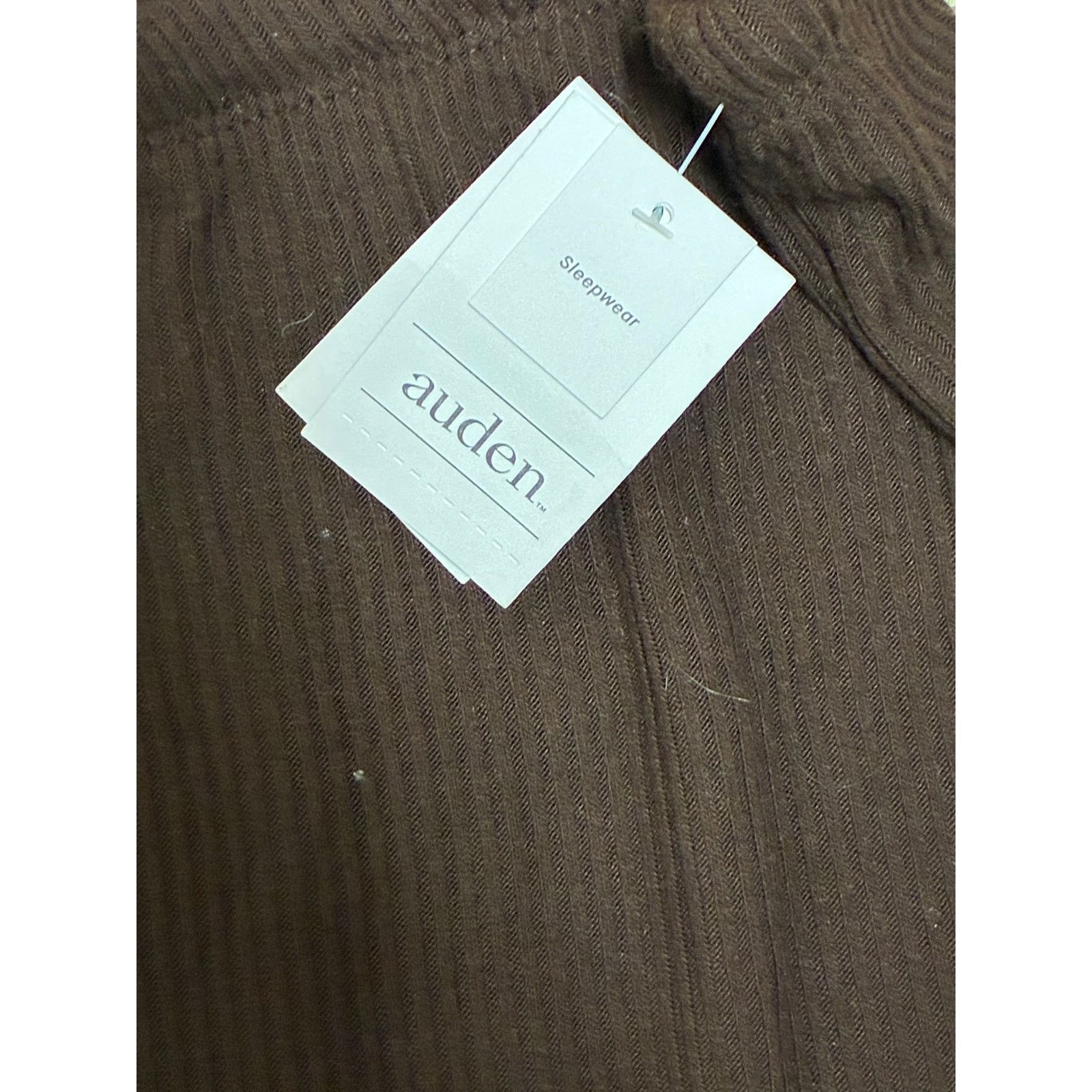 The Unbranded Brand Auden Brown Cozy Ribbed Wide Leg Pant Sleepwear Sz XXL Size 34" / US 12 / IT 48 - 4 Thumbnail