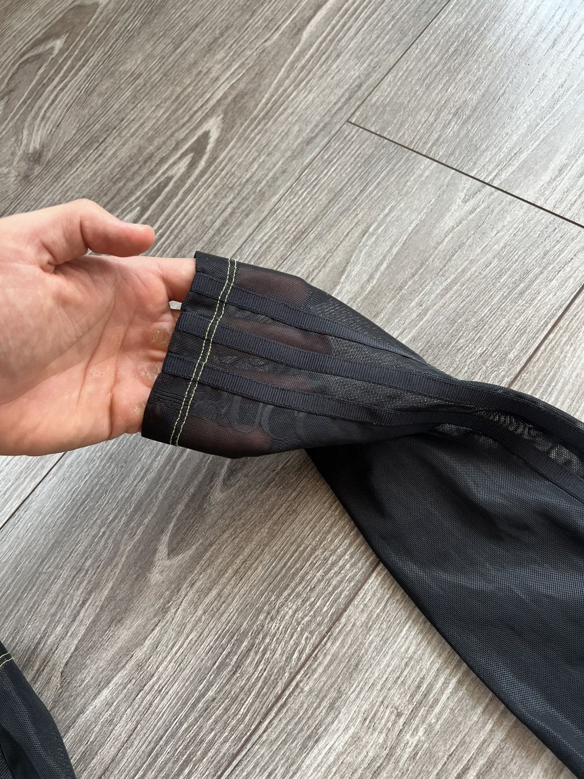 Adidas Y2k Adidas by FIORUCCI Sheer Tight black Avantgarde Leggings Size 30" / US 8 / IT 44 - 10 Thumbnail